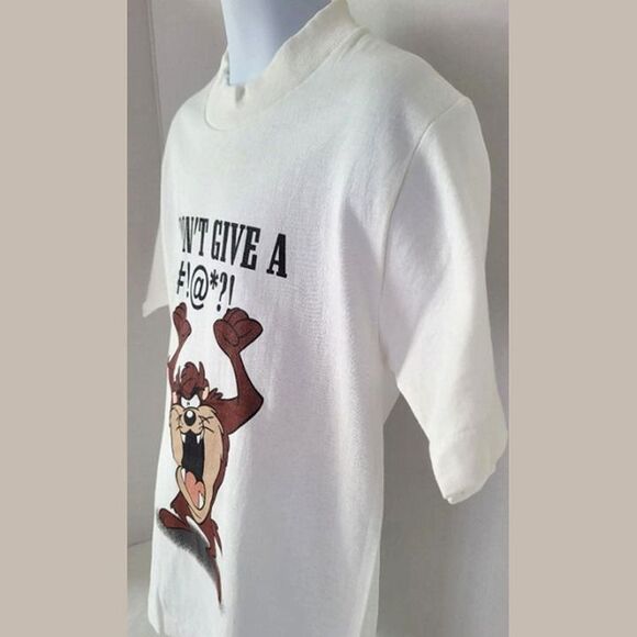 New Without Tags Boys Taz Tasmanian Devil Graphic Tee Kids Small - White Cartoon - Picture 6 of 9